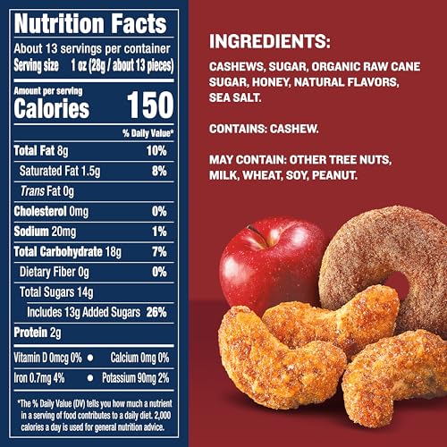 Image of PLANTERS Apple Cider Donut Cashews 13oz