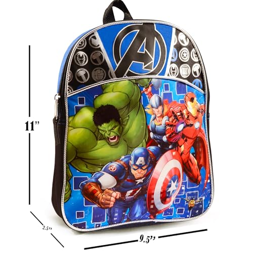 Marvel Avengers Mini Backpack for Preschool Toddlers (11") (Avengers School Supplies Bundle)2
