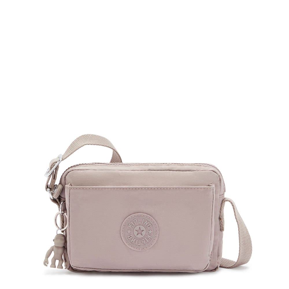 Kipling Women's Grey Mini Crossbody Bag With Adjustable Shoulder Strap 100% Polyamide