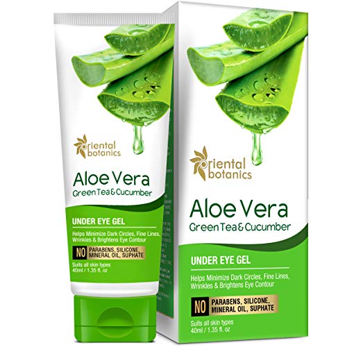 Oriental Botanics Aloe Vera, Green Tea & Cucumber Under Eye Gel, 40ml