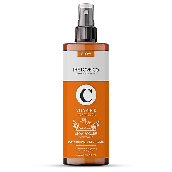 Vitamin C Toner - Toner For Glowing Skin - Face Mist for Clearing Makeup & Dirt, Controlling Oil, and Tightening Pores - Ideal for All Skin Types - 200ml