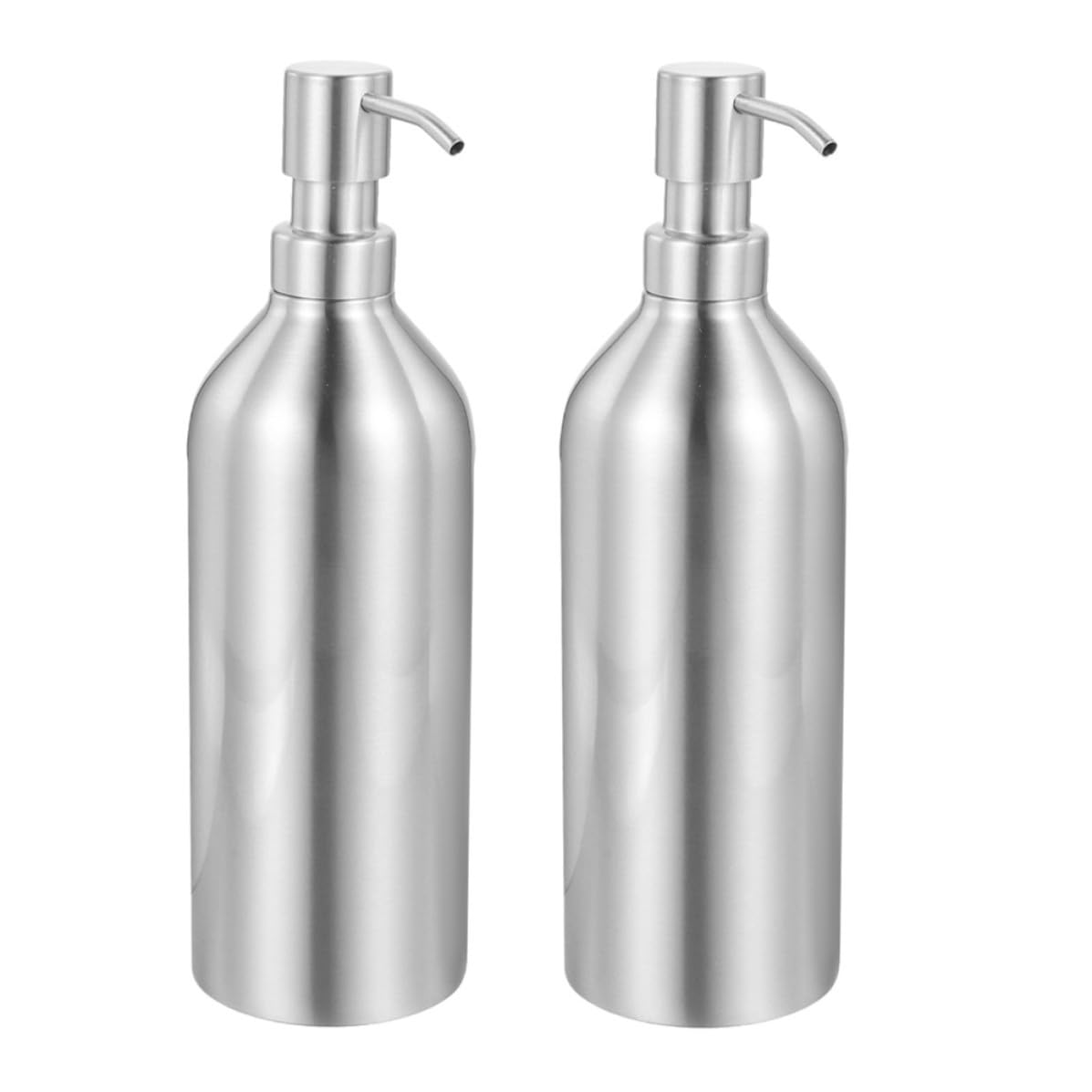 2 Piezas Dispensador de Jabón Líquido 700ml de Acero Inoxidable