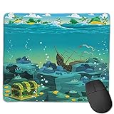 [Wasserdichtes Design, Anti-Fading]: Dieses Mauspad hat einen guten Farbsperreffekt. Flüssige Flecken können mit Wasser abgewaschen werden und die Matte kann nach dem Trocknen verwendet werden. Wiederholtes Waschen verblasst nicht.