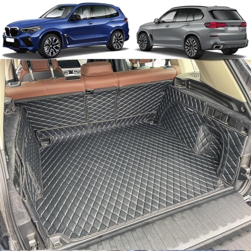 7DEEKEI Cargo Mat Compatible with 2019-2026 BMW X5 Trunk Mat (and Rear Left and Right Side Panels) Cargo Liners for X5Non 45e /7-Seats Models