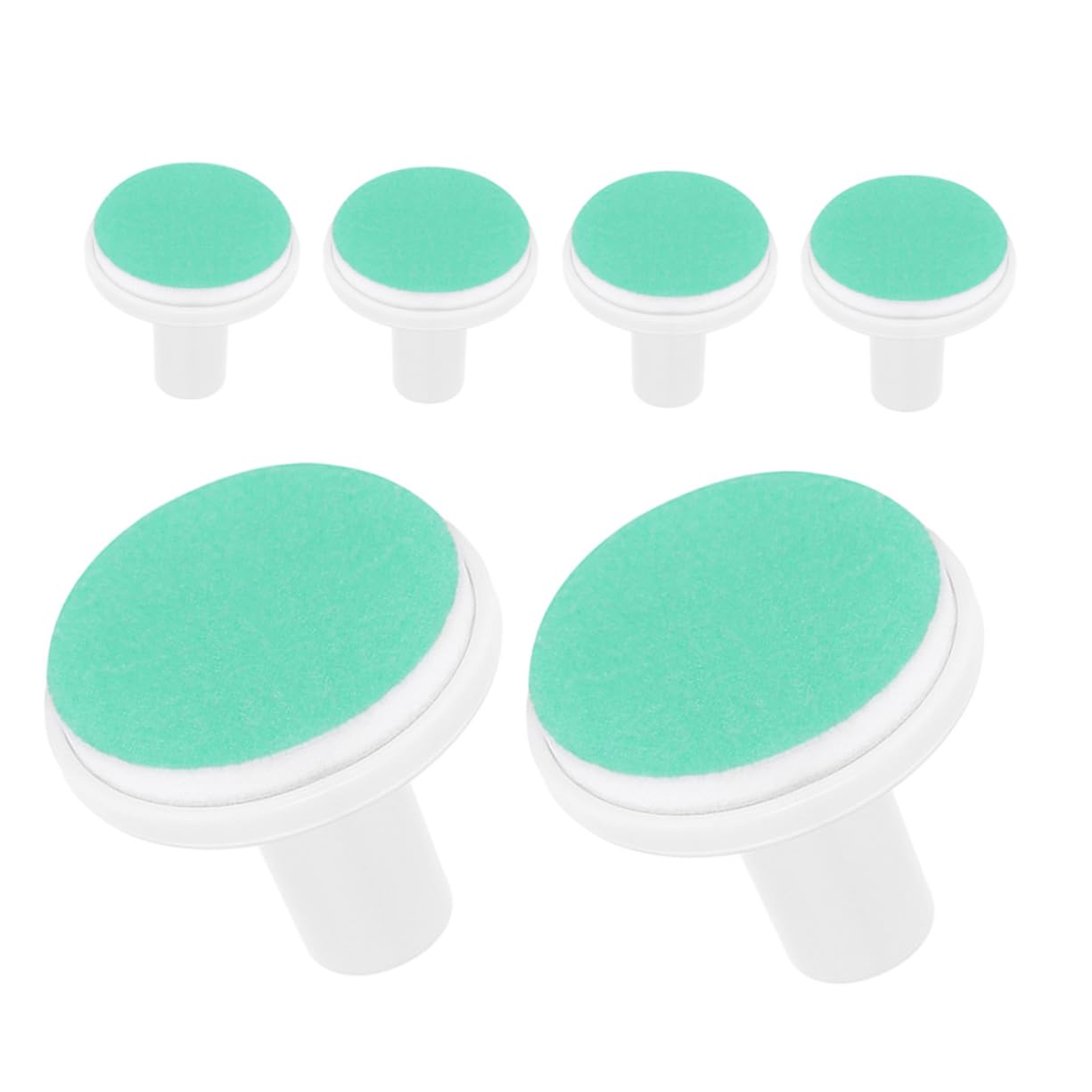 BIUDECO Nail File for Babies Electric Nail Grinder Pads 6pcs Replacement for Boys and Girls Toddlers Newborns Care Buffer Trimmer