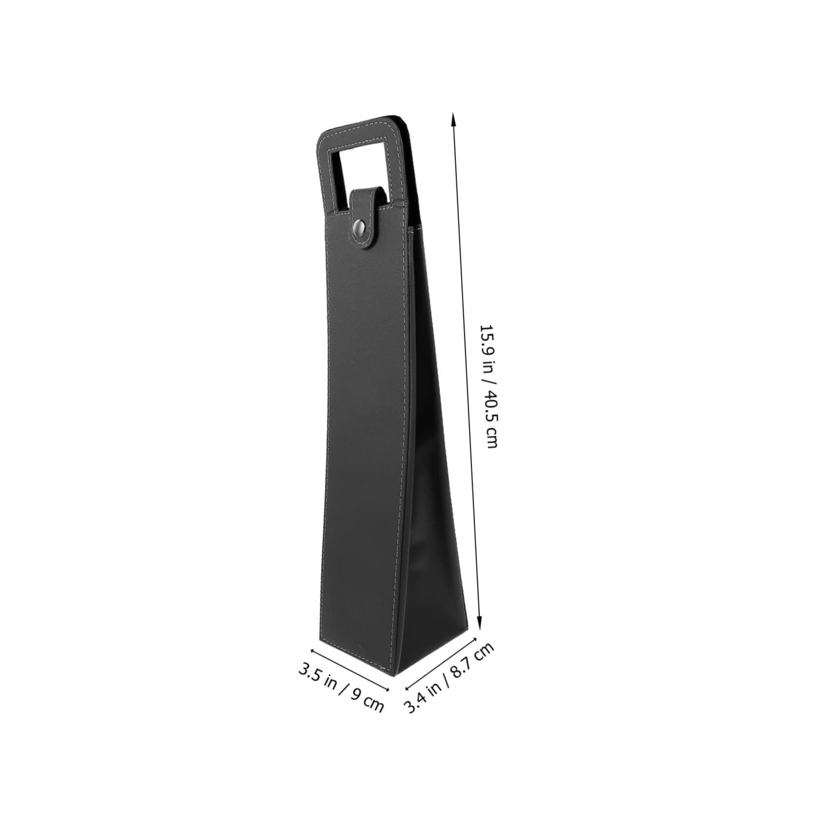 MAGICLULU 3pièces à Vin Cuir Pour Bouteille Tote Réutilisable Élégant Pour Mariage Et