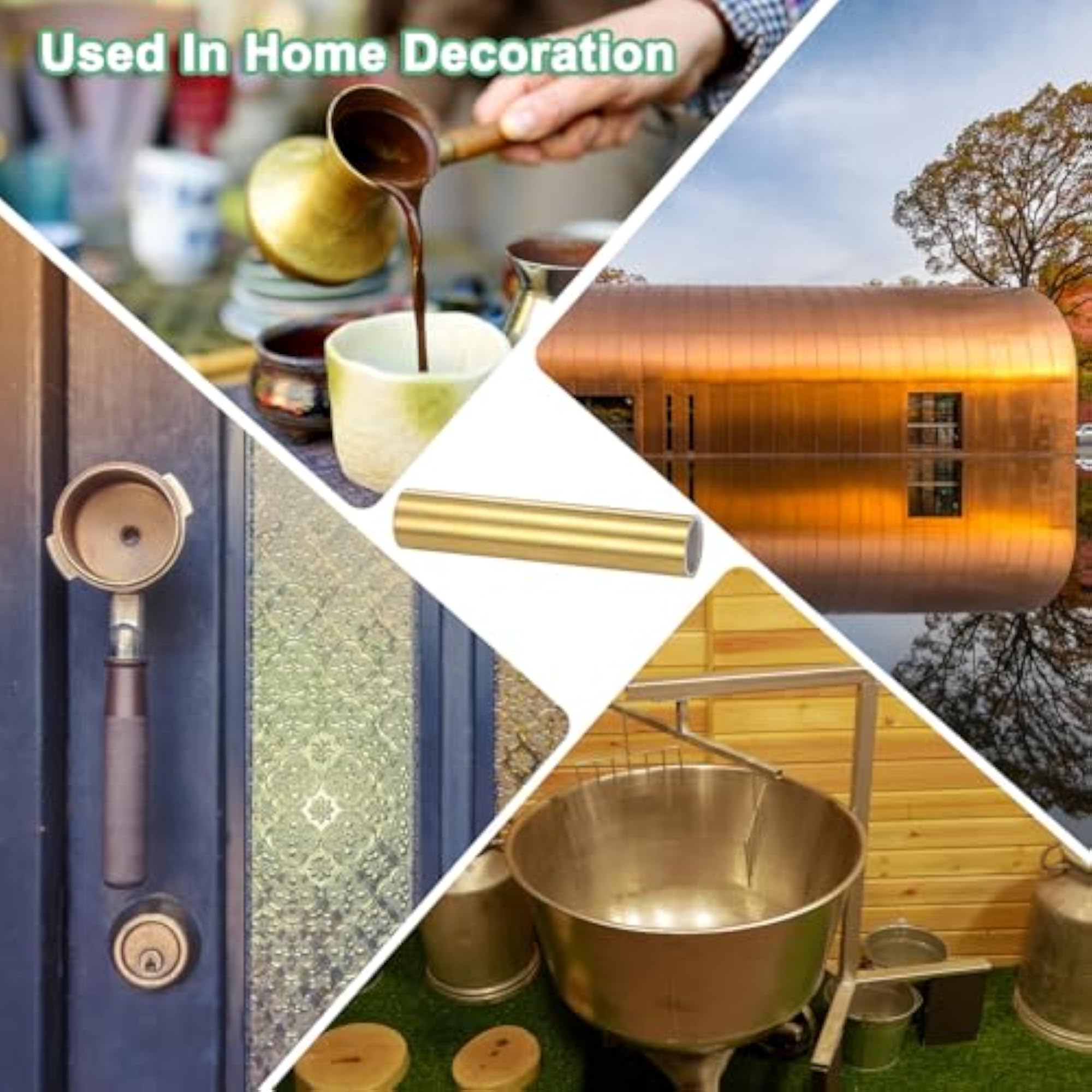 Brass Sheet Roll, 39" x 4" x 0.0004" Brass Foil Plate for DIY