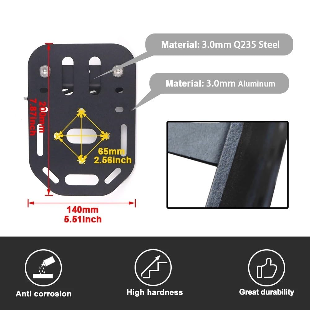 Bieletas de Descenso para Svartpilen 125 200 250 401 Barra de Soporte alforjas