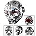 ZOLOP Casco integral para motocicleta, certificación DOT, casco estilo flip estilo retro...