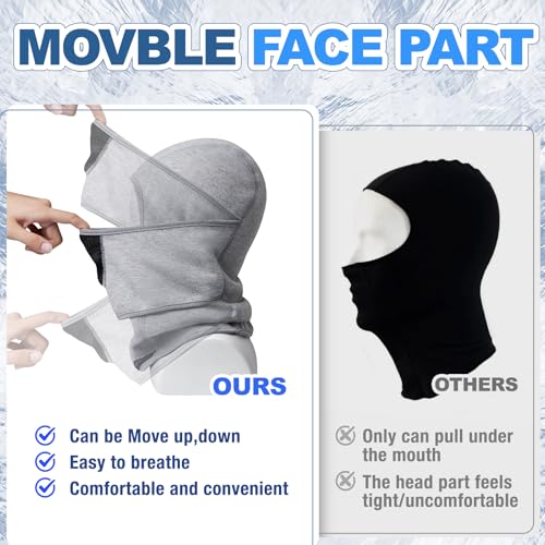 Kids Balaclava Windproof Ski Mask for Boy Girl (with Breathable Holes), Winter Hat Ski Mask for Cold Weather for Skiing4