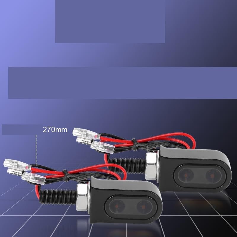 Clignotant LED moto M8 feu indicateur de direction 12V