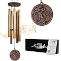 Wind Chimes for Outside Memorial Wind Chimes, 32" Tree of Life Wooden Sympathy Gifts Wind Chimes for Loss of Loved One Mother Father, Home Decor Outdoor Garden Patio Copper