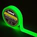 Glow in the Dark Tape Sticker - 33' Length x 1" Width - Green Luminous Duct Tape High Luminance for 10 hours, Photoluminescent, Removable, Waterproof