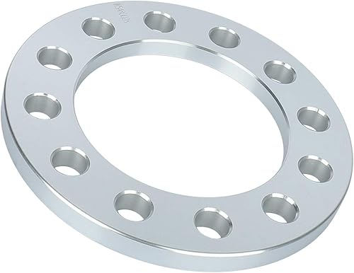 Vista 5 de IRONTEK Espaciadores de rueda de 0.236 x 5.500 in de grosor de 1/2 pulgada (0.472 in) de grosor de 4.252 in para Chevrolet Silverado Avalanche