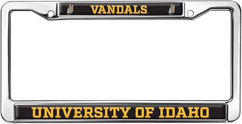 Vista 225 de Marco de Metal para Placa de Matrícula de Tamaño Completo con Logotipo de los Bulldogs de Louisiana Tech Louisiana Tech Bulldogs