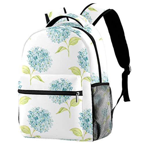Sac à dos de voyage anti-fatigue bleu hortensia Leisure Campus pour filles et garçons