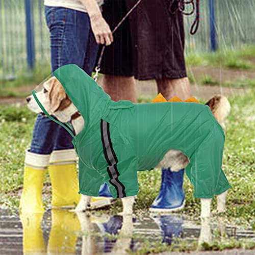 Clear Small Dog Raincoat Jacket Hooded With Reflective Strip, Waterproof Pet Raincoat Slicker Hoodie For Dog With Leash Hole, Lightweight Breathable Pet Rain Poncho Cartoon For Small Dogs Puppies #TOP7