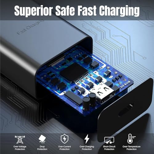 Image of Original Compatible with 45watt Charger Samsung Note 10 / Note 10+ / Note 20 (New*Model Black) AD-CHARGER-323