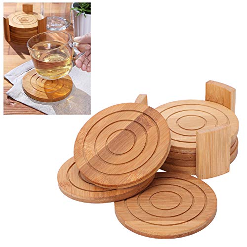 Porta-copos, porta-copos de bambu, cofre durável e escritório higiênico para restaurante de hotel em