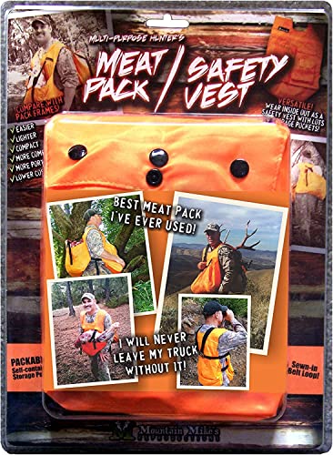 Image of Mountain Mike's Reproductions Pocket Sherpa - Meat Pack - Hunter Safety Vest, Blaze Orange