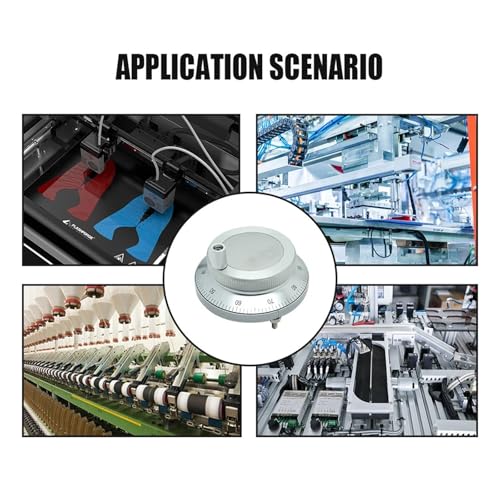 Generador de pulsos manual de 6Pin 5V y 100 impulsos con rueda de 61 mm 5