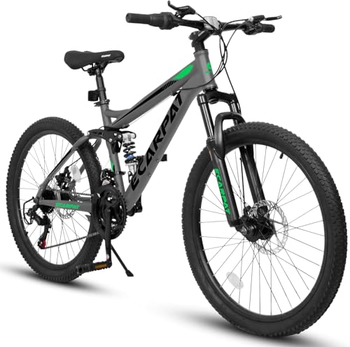 Ecarpat 24 inch Full Suspension Mountain Bike...