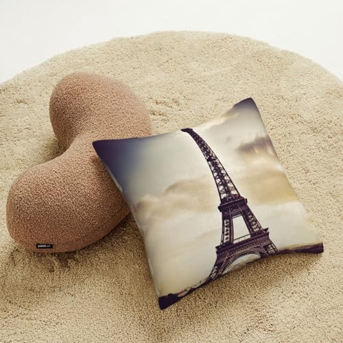 Housses de coussin velours amour de Paris, idée cadeau déco - 7