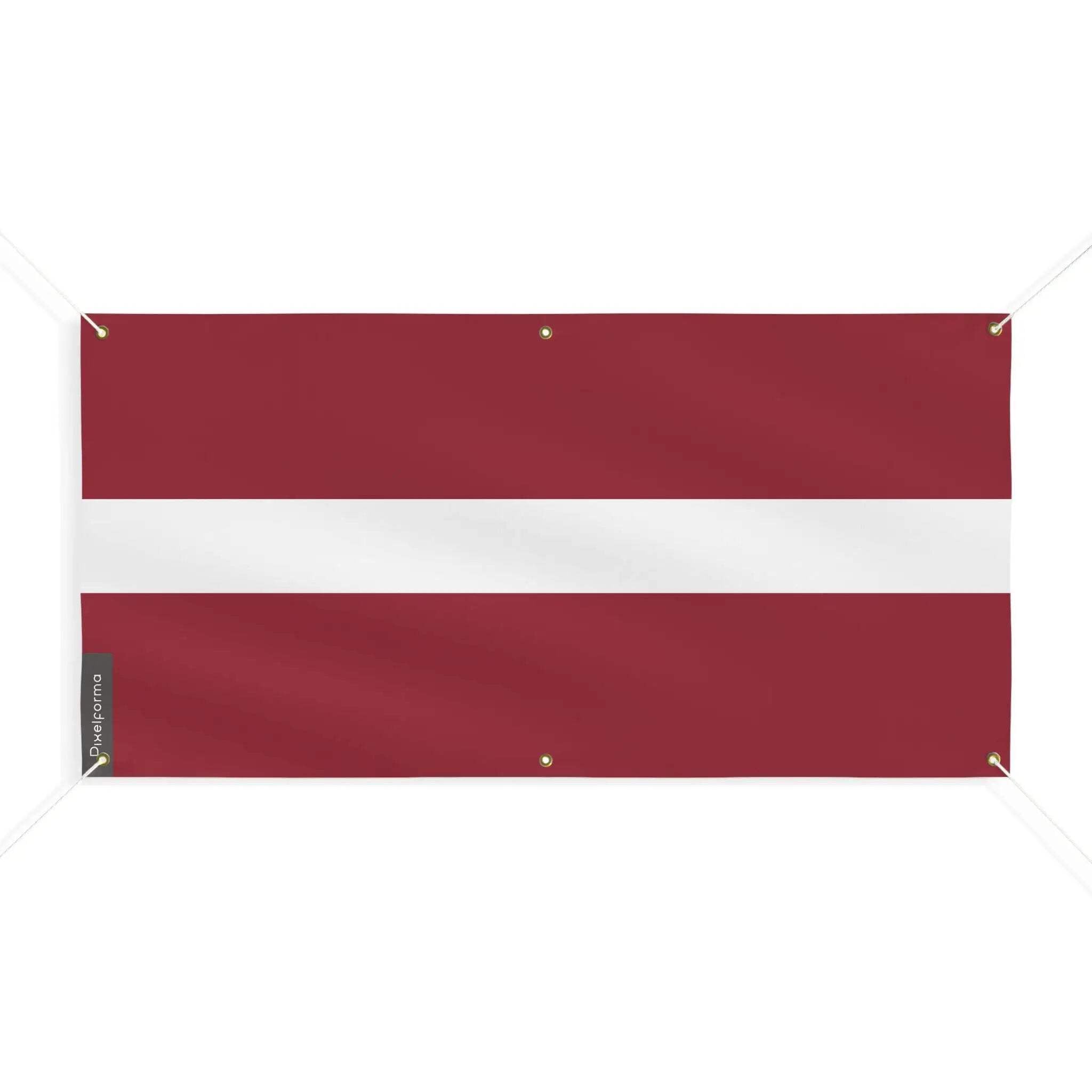 Drapeau de la Lettonie 190x380cm avec 6 œillets pour pavillon extérieur - 4