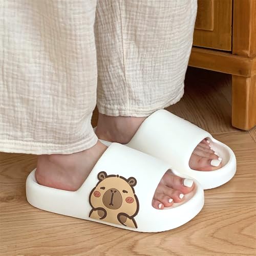 Image of Men's and Women's Capybara Slides,Cute Capybara Slippers for Indoor Outdoor,Non Slip Quick Drying Shower Shoes,Comfort Cloud Slides Sandals