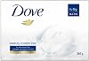 Dove Beauty Cream Bar Solid Beauty Soap Original Moisturizing Effective, 4x90 g