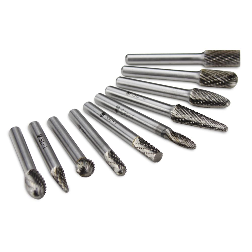 BHA Tungsten Carbide Burr Set - 10 Pc -2