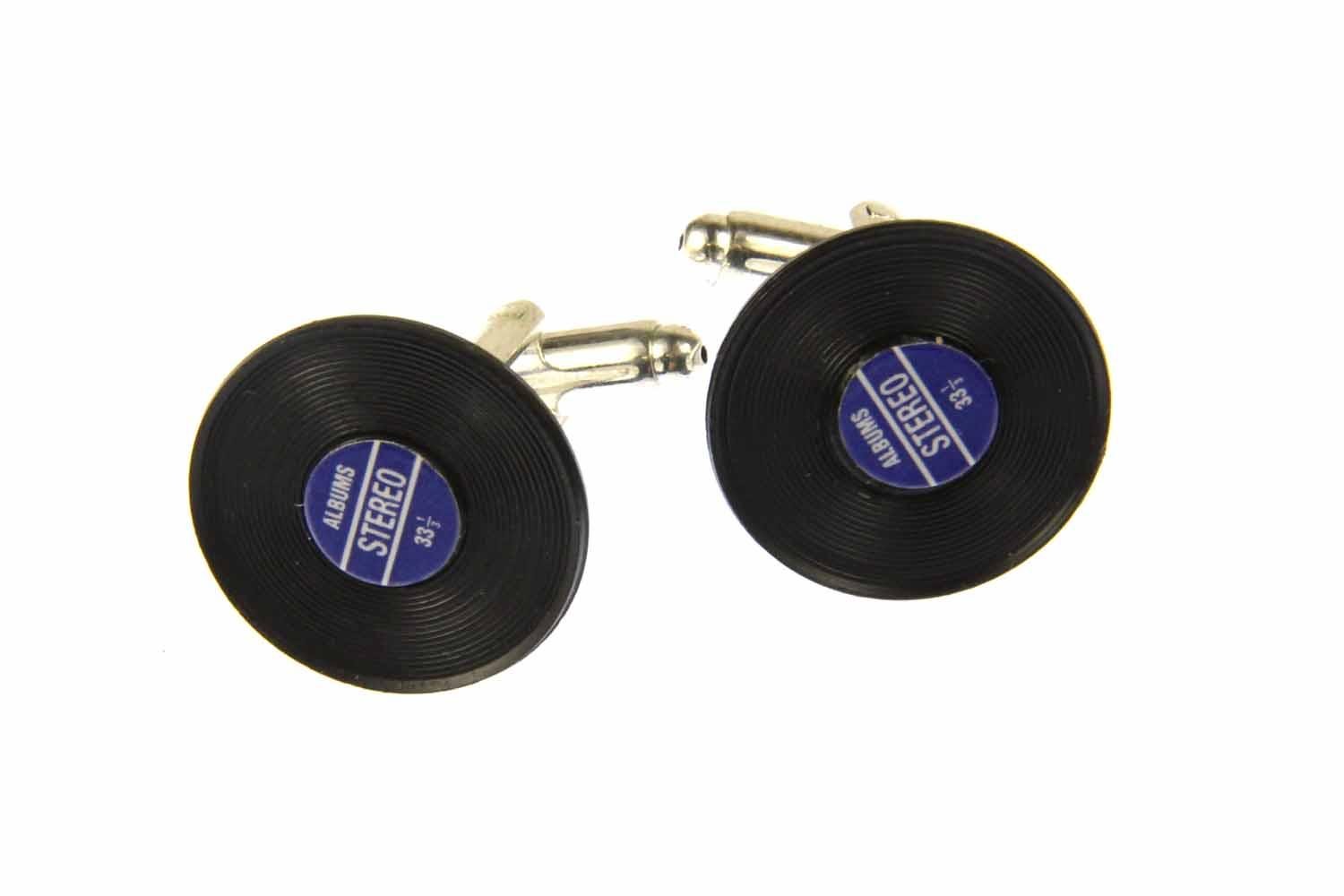 Miniblings Record Records Cuff Links Cufflinks Box Vinyl LP DJ Music Blue