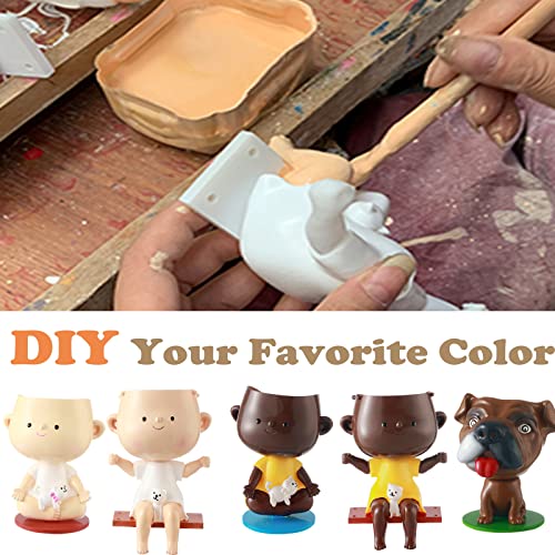 Vaso de rosto vaso de cabeça plantador de suculentas impresso em 3D vasos de auto-irrigação para pla