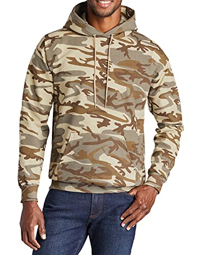 JustBlanks Camo Pullover Hoodie - Camouflage Hoodie for Men - Military sweatshirts with Kangaroo Pocket