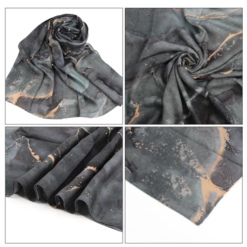 Faticinfa Modal Printed Hijab Headscarf Light Weight Soft Breathable Muslim Women Cotton Hijab4