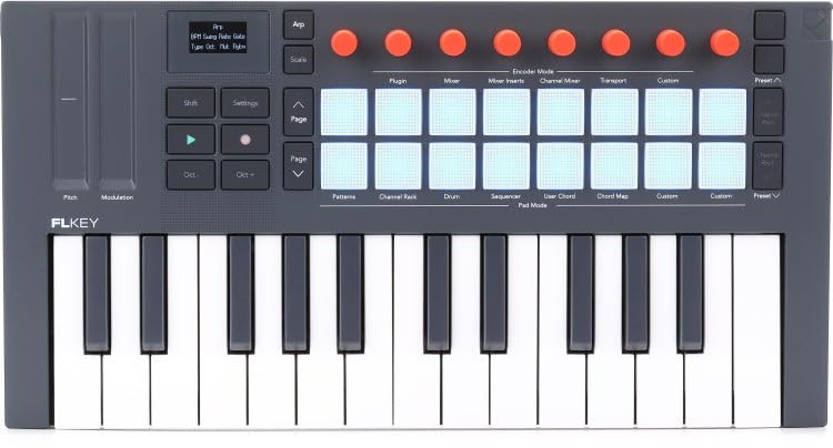 Image of Novation FLkey 2 Mini 25 USB MIDI Controller Keyboard