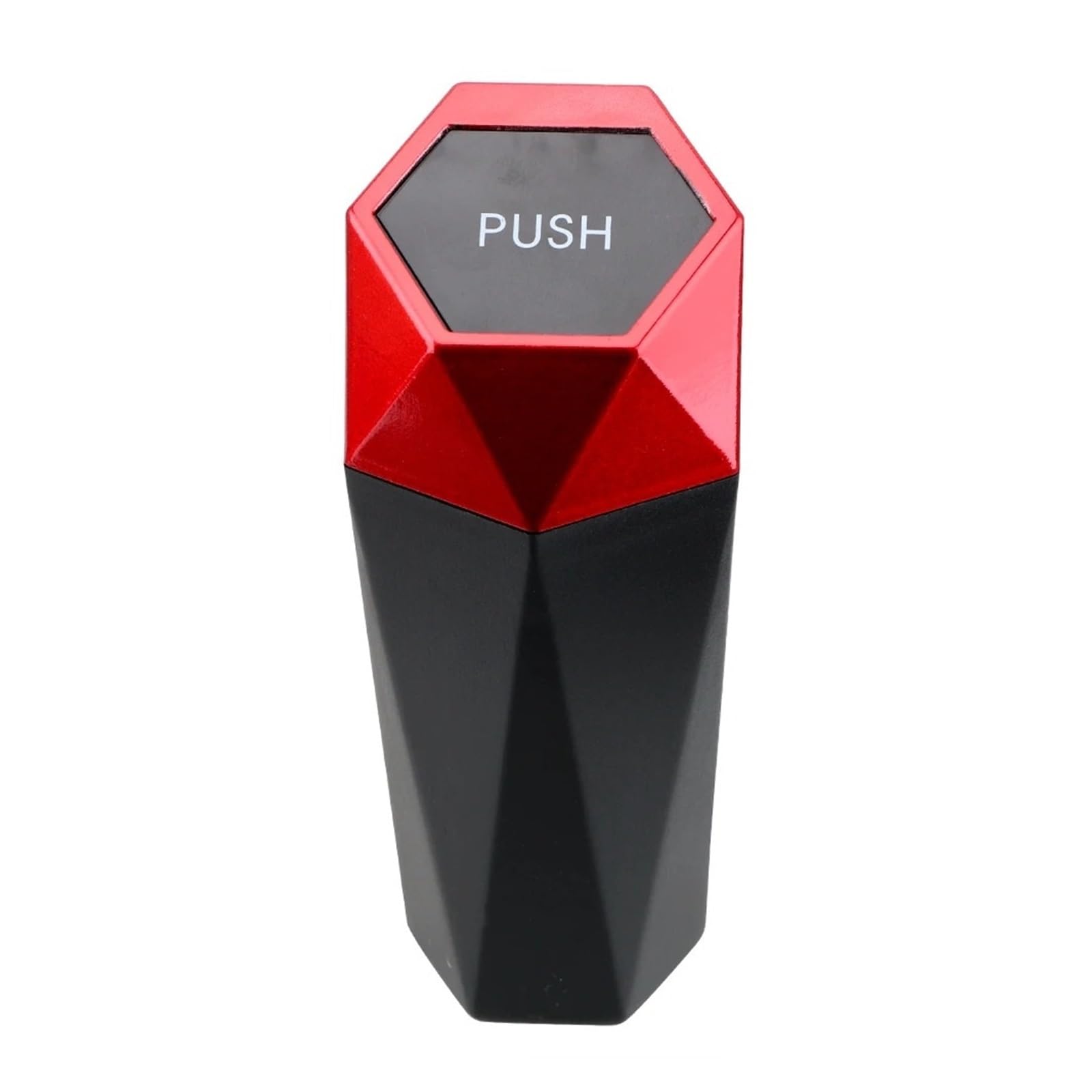Cubo de basura para coche universal rojo mini papelera interior de almacenamiento 7