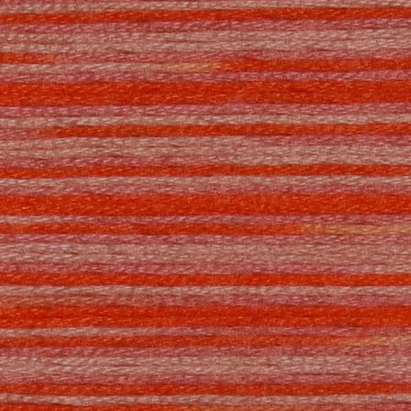 Image of KCS Big skeins of 25 Meters Size 25 Color Variegated Cross Stitch Stranded Threads,6 skeins,106