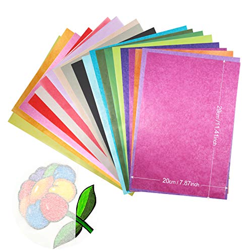 image for AK1980 200 Sheets 20 Multicolor Tissue Paper Bulk Gift Wrapping Tissue