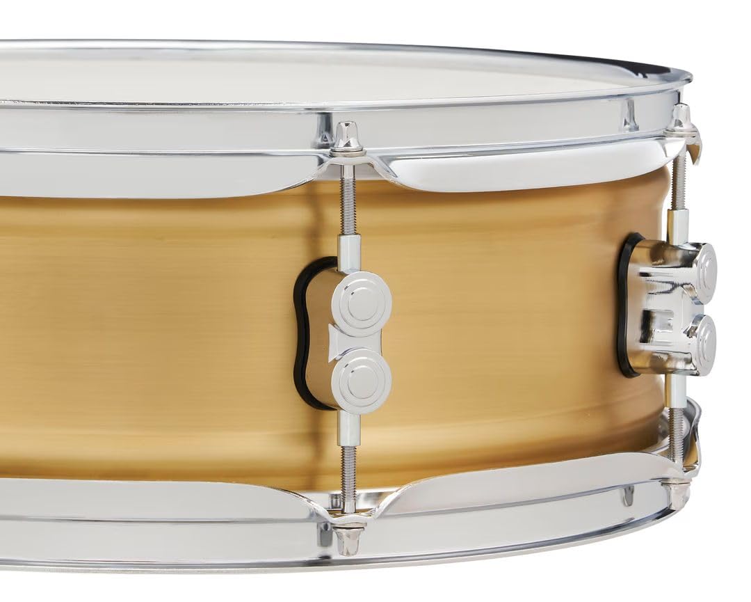 Pacific Drums Serie Concept: rullante in metallo 14"x5", 1,2 mm ottone naturale satinato spazzolato