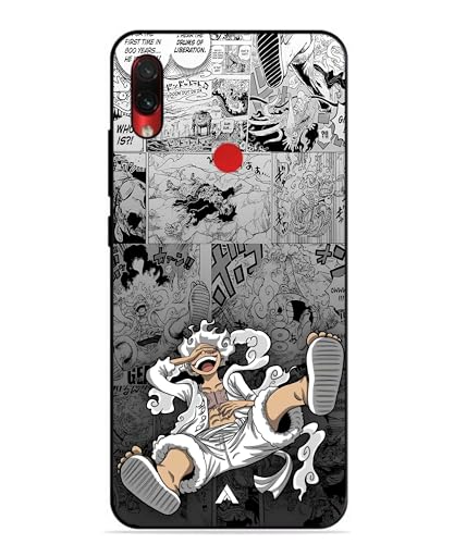 Image of Premium Anime 2 Case for Xiaomi Redmi Note 7s (Glossy Finish) Soft-Touch Metal TPU Back Cover, Shockproof, Designer, Aesthetic Mobile Phone Case