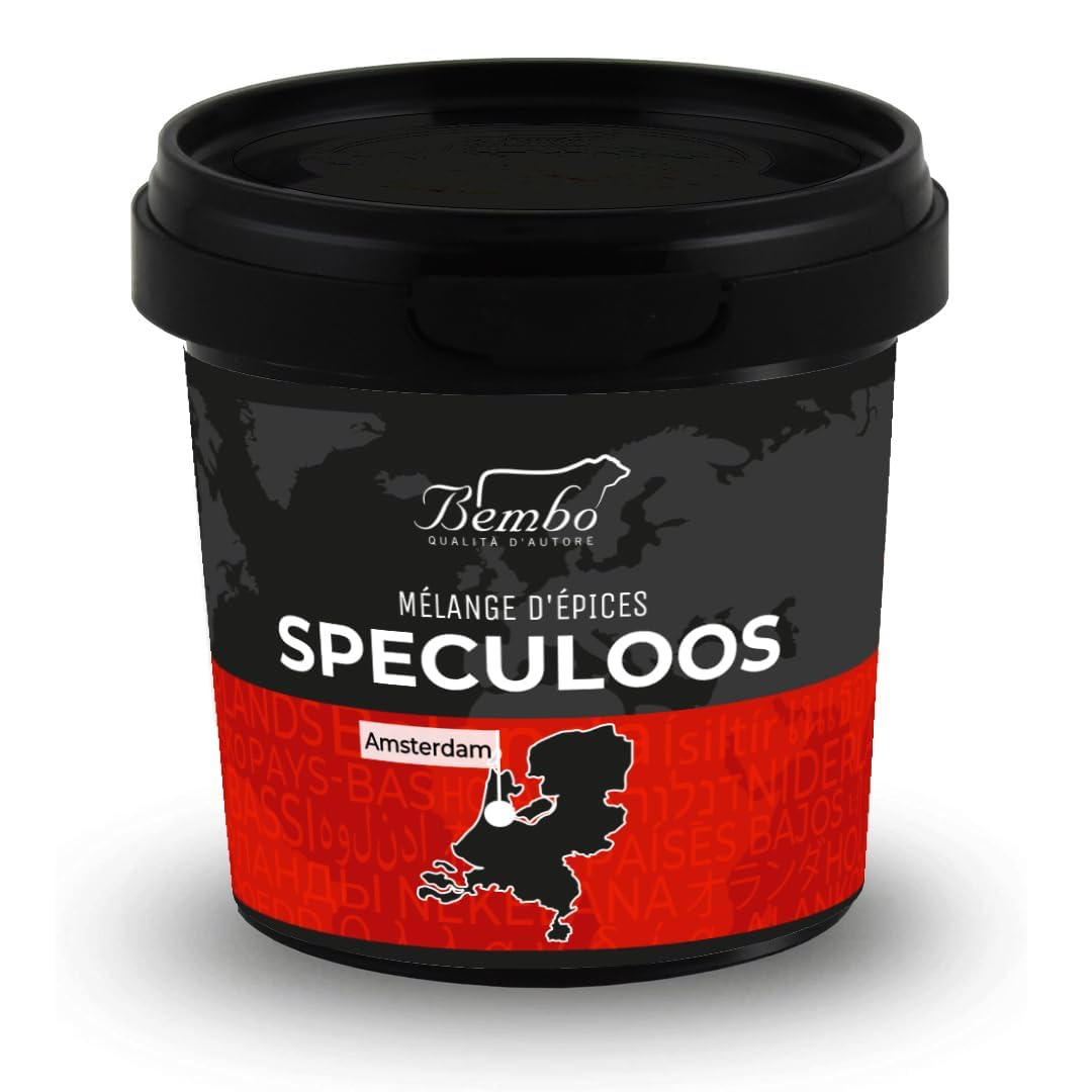 Spéculoos Épices 60 g – Mélange d'Épices typique des Pays-Bas pour préparer les Biscuits Spéculoos – Idéal pour les Desserts de Noël