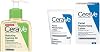 CeraVe Hydrating Foaming Oil Cleanser 236ml for Normal to Very Dry Skin with Squalane & PM Daily Facial Moisturiser Lotion for Normal to Dry Skin 52ml with Niacinamide and 3 Essential Ceramides