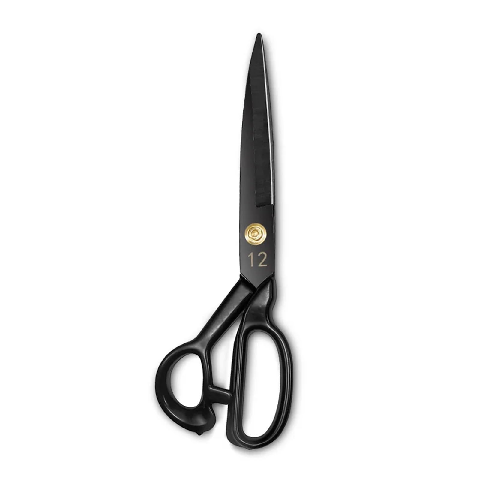 Tijeras de sastre afiladas tijeras costura for cortar tela cuero uso doméstico 1 pieza(9inch-Black)