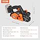 VEVOR Akku-Hobel 20V Handhobel 82mm Breite Hobelmaschine 2mm Hobeltiefe Elektrohobel 16500U/min Einhandhobel mit HSS-Klingen und doppeltem Staubauslasssystem Hobekl Handhobelmaschine