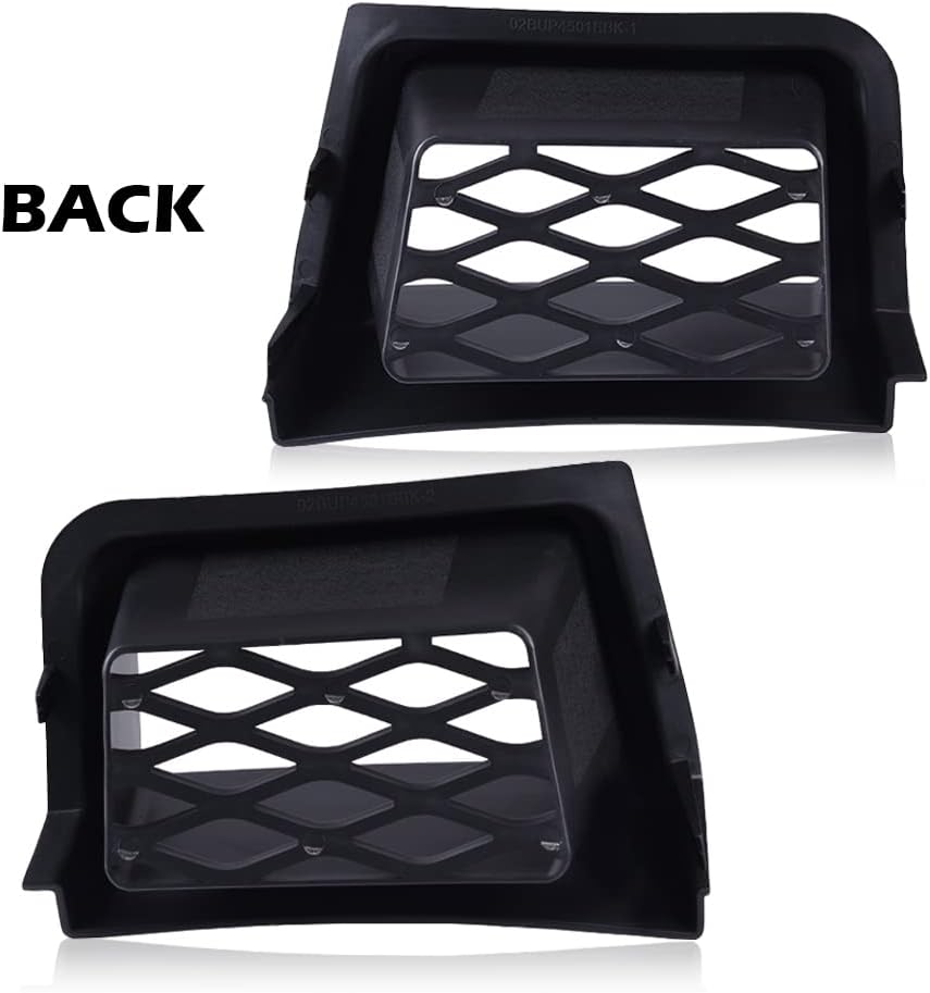 PIT66 Front Bumper Air Duct, Compatible with 03-07 Chevy Silverado 1500 Front Bumper Caliper Air Duct Left & Right Gray