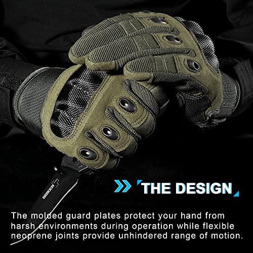 Image of WTACTFUL Tactical Gloves Men Women, Touchscreen Reinforced Palm