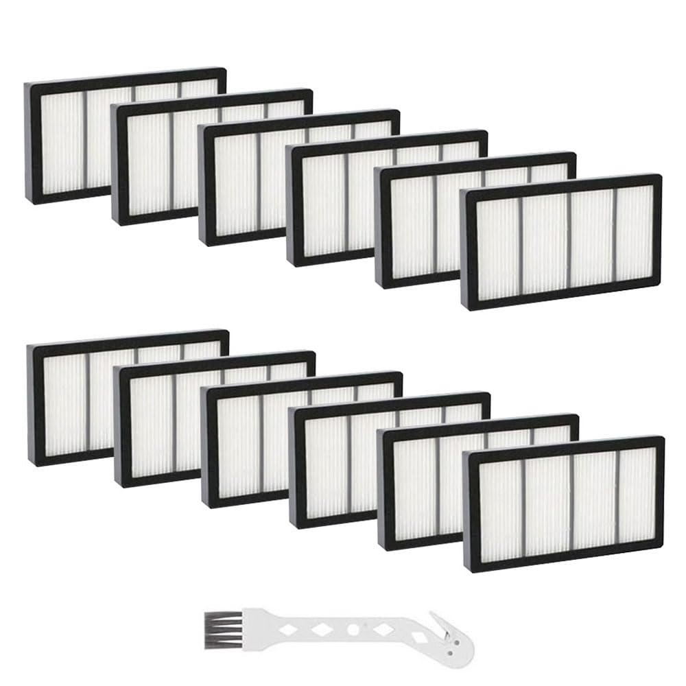 Chrostion Replacement Parts Kit Compatible with iRobot Roomba s9(9150),s9+(9550) s9 Plus,s Series Vacuum Cleaner,12 Pack HEPA Filters