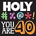 Holy Bleep Youre 40 3-Ply Lunch Napkins (2-Pack: 32 Napkins)