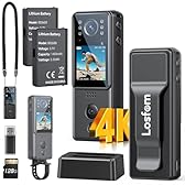 4K Body Camera with Audio, Z13 Compact Police Body Cam with 2 Batteries & Dock, 6 IR Night Vision, Bike Mount, Clip & Lanyard for Commuting, and Daily Recording(128G-4K with 2pcs Batteries)